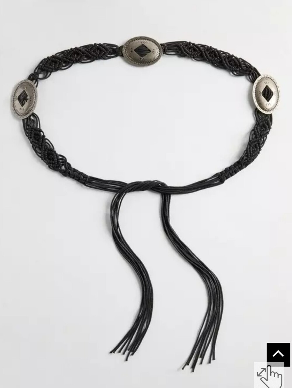 🆕️4X TORRID FESTI WESTERN BRAIDED TIE BELT